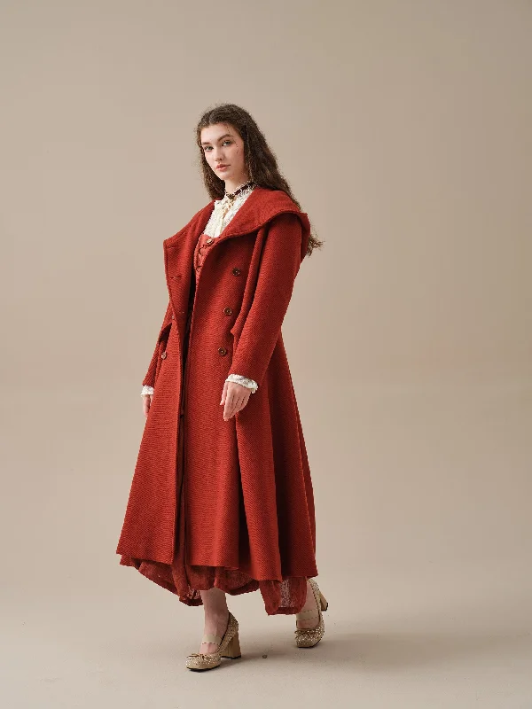 retro-hooded-wool-coat-red-coat-maxi-coat-elegant-coat-winter-coat-warm-wool-coat-wedding-coat-linennaive