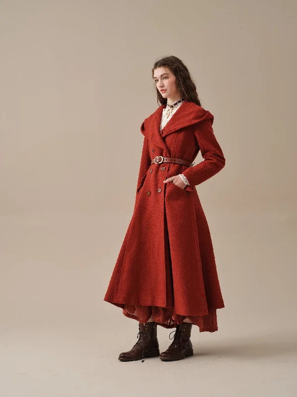 retro-hooded-wool-coat-red-coat-maxi-coat-elegant-coat-winter-coat-warm-wool-coat-wedding-coat-linennaive