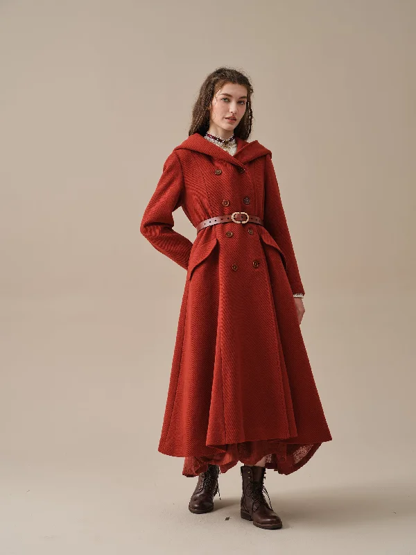 retro-hooded-wool-coat-red-coat-maxi-coat-elegant-coat-winter-coat-warm-wool-coat-wedding-coat-linennaive