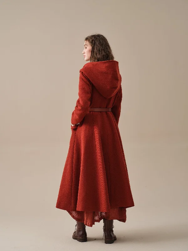 retro-hooded-wool-coat-red-coat-maxi-coat-elegant-coat-winter-coat-warm-wool-coat-wedding-coat-linennaive