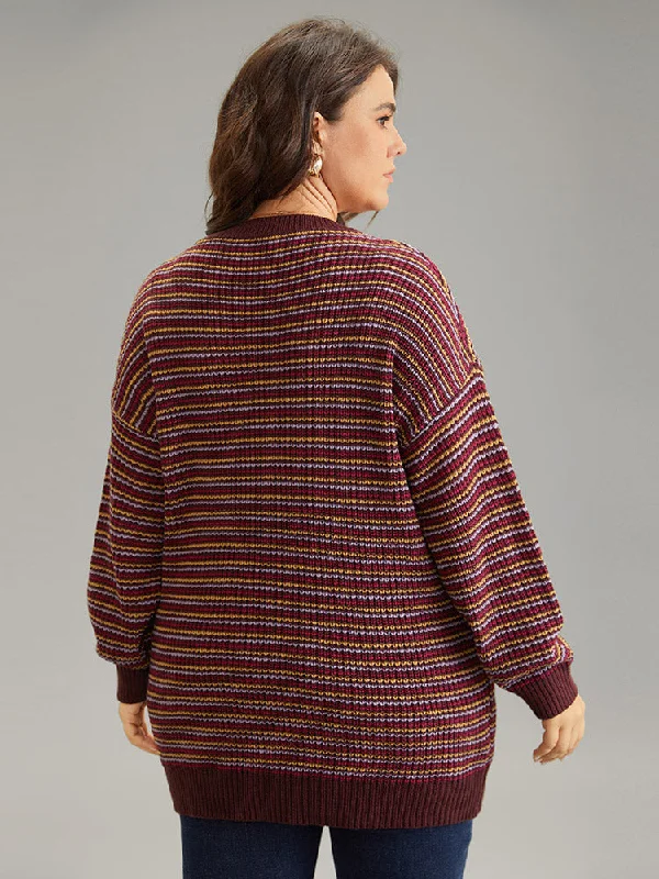 textured-striped-drop-shoulder-pullover